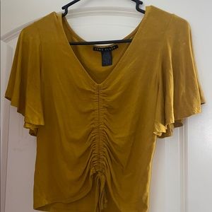 Mustard yellow top
